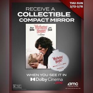 Wuthering Heights AMC Compact Mirror Dolby Valentine 2026 Jacob Elordi promo